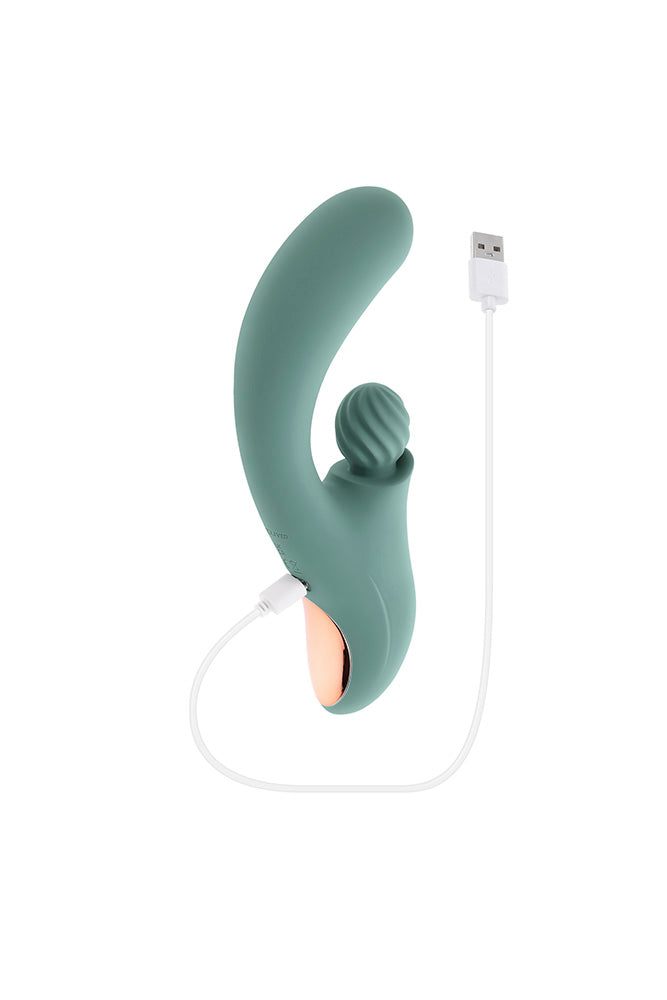 Evolved - Spiral Charm Spinning Dual Vibrator - Stag Shop