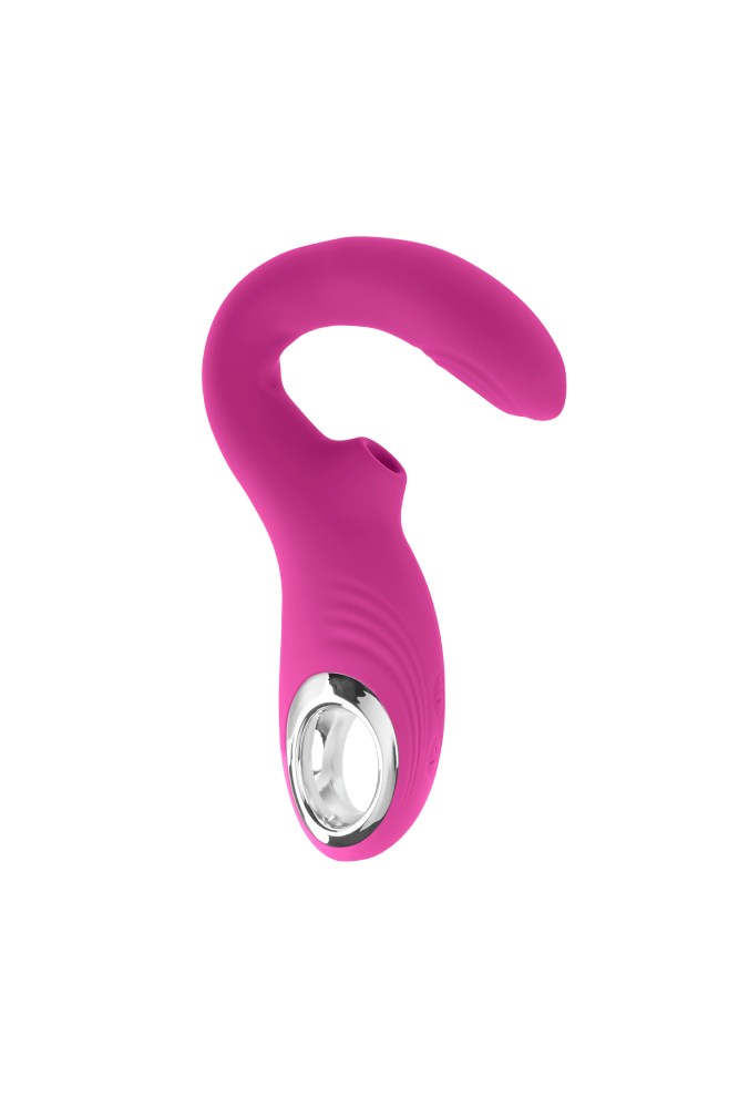 Evolved - Strike A Pose Poseable Tapping & Suction Vibrator - Pink - Stag Shop