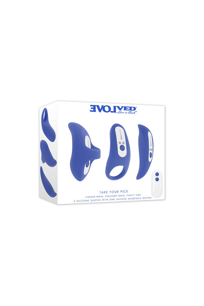 Evolved - Take Your Pick Remote Control Bullet With Sleeves - Stag Shop