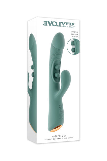 Evolved - Tapped Out Dual Vibrator With G-Spot Stimulator - Stag Shop