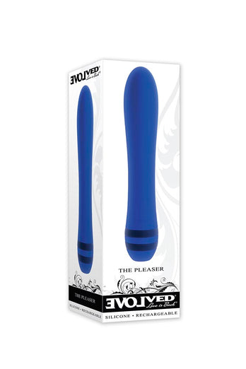 Evolved - The Pleaser Bullet Vibrator - Blue - Stag Shop