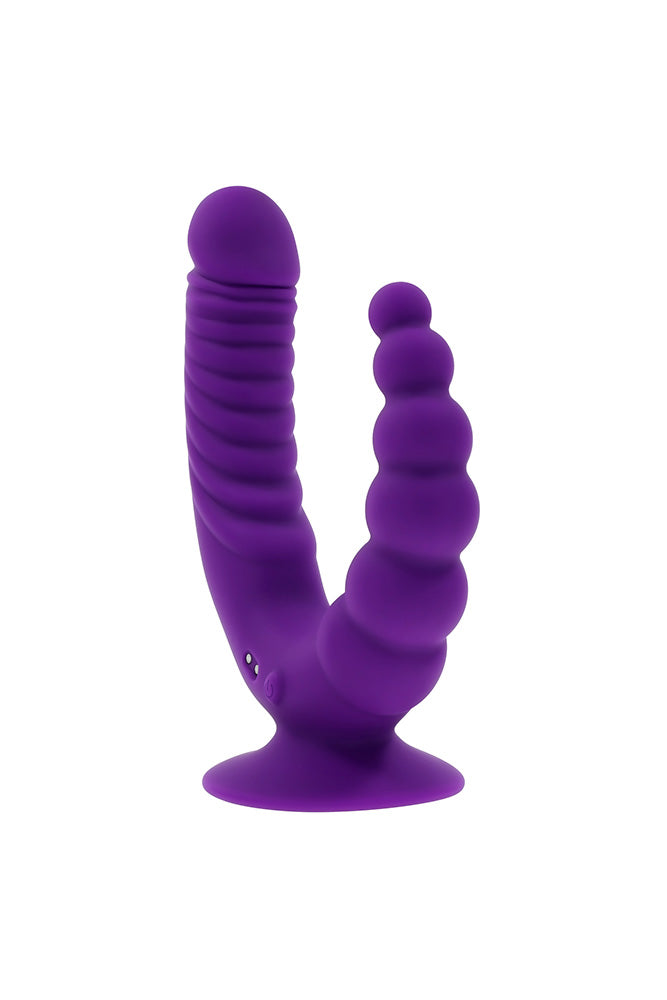 Evolved - The Rider Double Ended Vibrating Dildo With Remote Control - Stag Shop