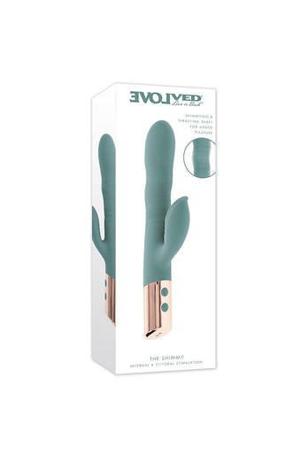 Evolved - The Shimmy Thrusting Dual Vibrator - Stag Shop