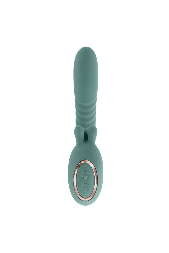 Evolved Novelties - Thrust Into Ecstasy Dual Vibrator - Mint - Stag Shop