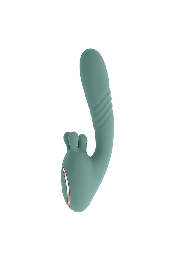 Evolved Novelties - Thrust Into Ecstasy Dual Vibrator - Mint - Stag Shop