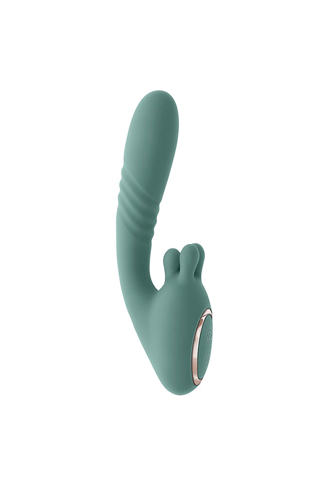 Evolved Novelties - Thrust Into Ecstasy Dual Vibrator - Mint - Stag Shop