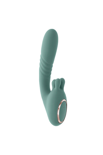 Evolved Novelties - Thrust Into Ecstasy Dual Vibrator - Mint - Stag Shop
