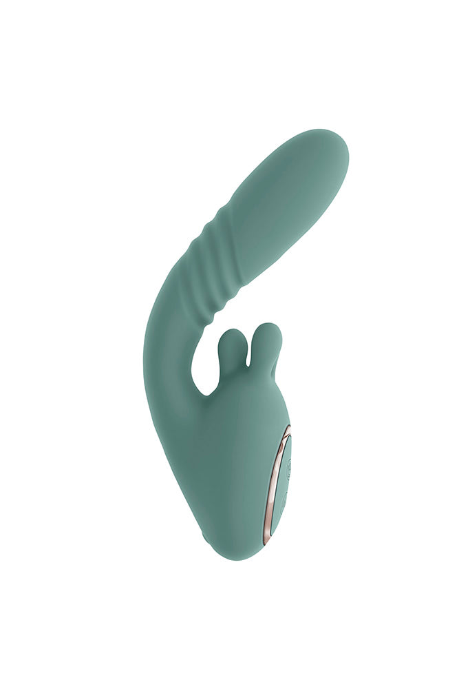 Evolved Novelties - Thrust Into Ecstasy Dual Vibrator - Mint - Stag Shop