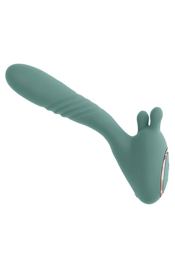 Evolved Novelties - Thrust Into Ecstasy Dual Vibrator - Mint - Stag Shop