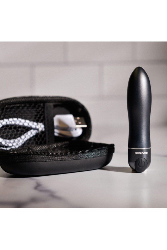 Evolved - Travel-gasm Rechargeable Bullet Vibrator - Chrome - Stag Shop