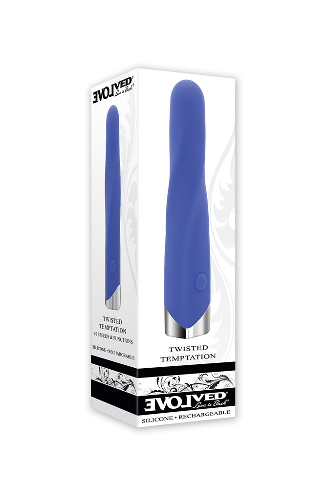 Evolved - Twisted Temptation Vibrator - Blue - Stag Shop