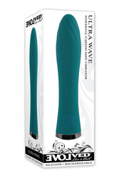 Evolved - Ultra Wave Mini Vibrator - Teal - Stag Shop