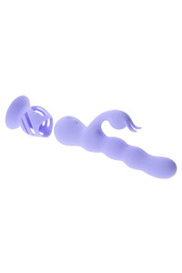 Thumbnail for Evolved - Wiggly Bunny Wigging Dual Vibrator With Suction Cup - Stag Shop