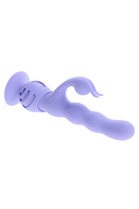 Thumbnail for Evolved - Wiggly Bunny Wigging Dual Vibrator With Suction Cup - Stag Shop