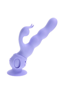 Thumbnail for Evolved - Wiggly Bunny Wigging Dual Vibrator With Suction Cup - Stag Shop