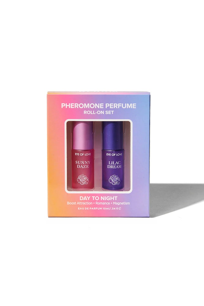 Eye Of Love - Bloom Day To Night Pheromone Roll-On Set For Her - Stag Shop