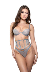 Fantasy Lingerie - Elusive - Mila Bra, Waist Cincher & Panty - Stag Shop