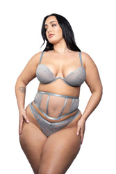 Fantasy Lingerie - Elusive - Mila Bra, Waist Cincher & Panty - Stag Shop