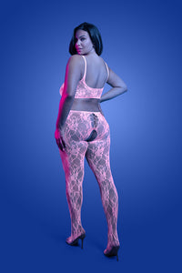 Thumbnail for Fantasy Lingerie - Glow - Equilibrium Bodystocking - Plus Size - Stag Shop
