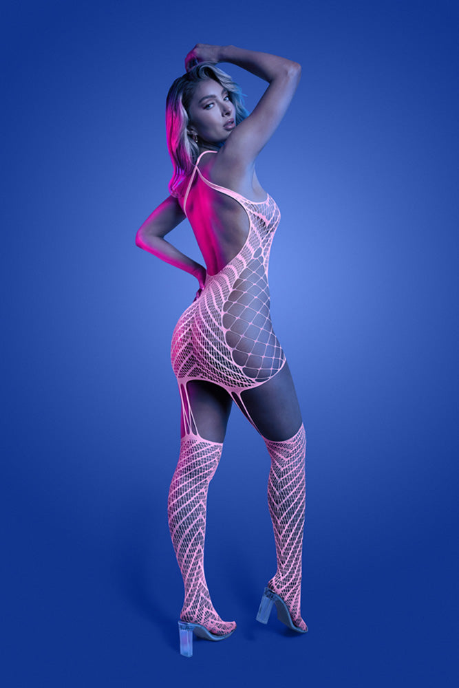 Fantasy Lingerie - Glow - Metamorphic Bodystocking Dress - Stag Shop