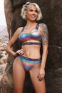 Fantasy Lingerie - Vibes - Love is Love Bralette & Panty Set - Rainbow - Various Sizes - Stag Shop