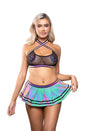 Fantasy Lingerie - Play - Ready, Let's Glow Cheerleader Costume Set - Stag Shop