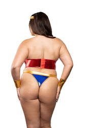 Fantasy Lingerie - Play - Rope Me In Costume Set - Plus Size - Stag Shop