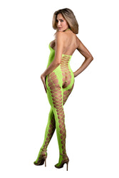 Fantasy Lingerie - Sheer - Unstoppable Crotchless Rhinestone Bodystocking - Stag Shop