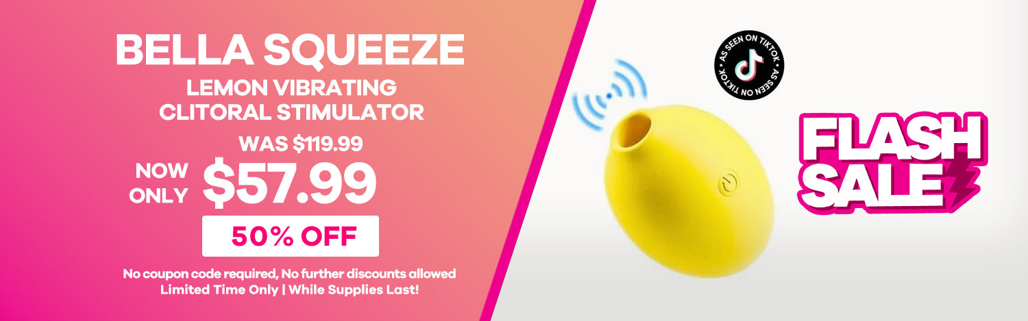 Bella Squeeze - Lemon Vibrating Clitoral Stimulator