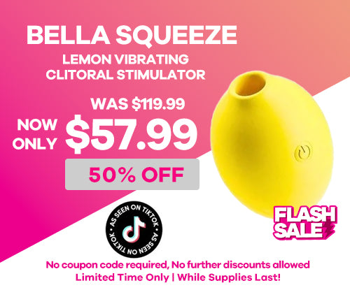 Bella Squeeze - Lemon Vibrating Clitoral Stimulator