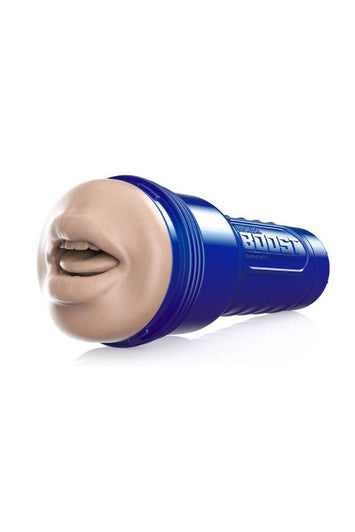 Fleshlight - Boost - Blow Mouth Deepthroat Stroker - Beige - Stag Shop