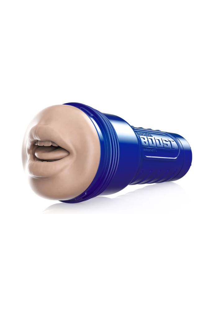 Fleshlight - Boost - Blow Mouth Deepthroat Stroker - Beige - Stag Shop