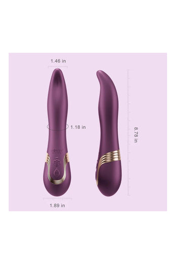 Honey Play Box - Fling App-Controlled Flicking Tongue Vibrator - Purple - Stag Shop