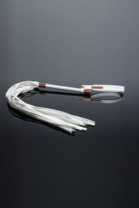 Thumbnail for Coquette Pleasure Collection -  23621 - Vegan Leather Whip – White - Stag Shop