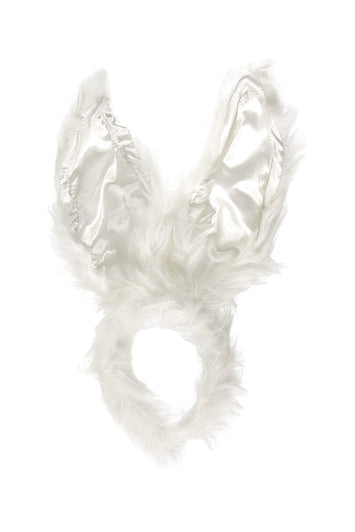 Forum Novelties - Super Deluxe Bunny Ears Headband - White - Stag Shop