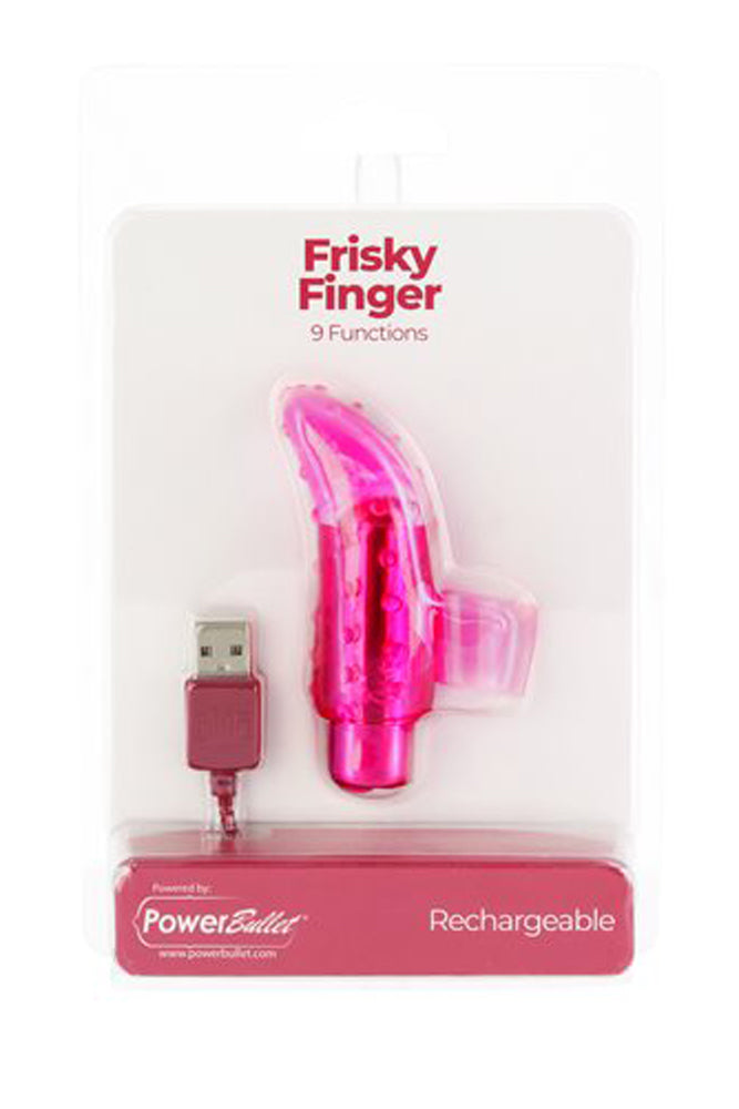 Frisky Fingers - Rechargeable Finger Vibrator - Assorted Colours - Stag Shop