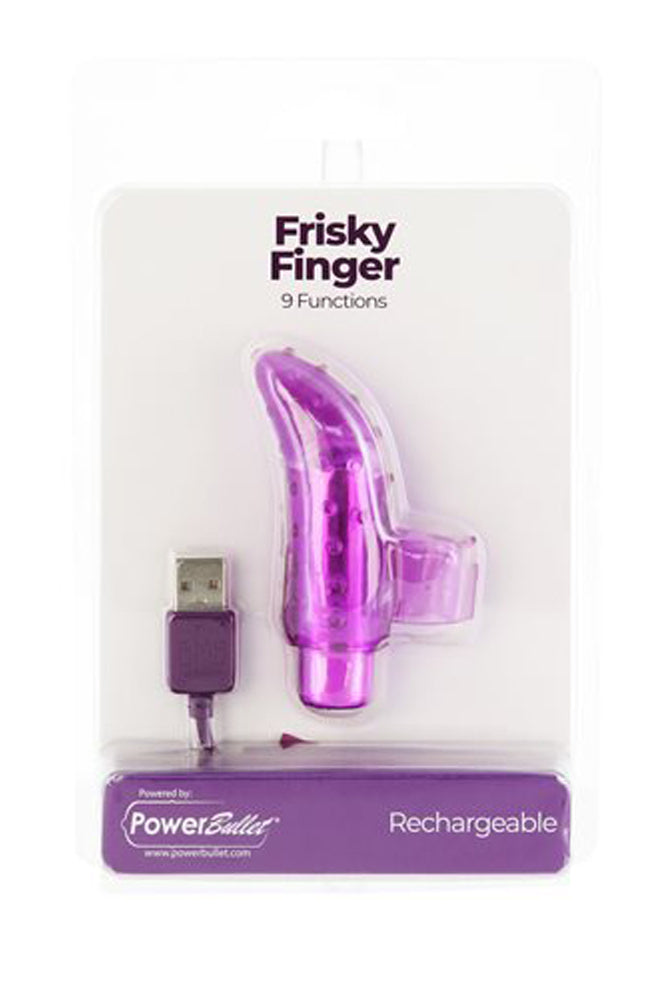 Frisky Fingers - Rechargeable Finger Vibrator - Assorted Colours - Stag Shop