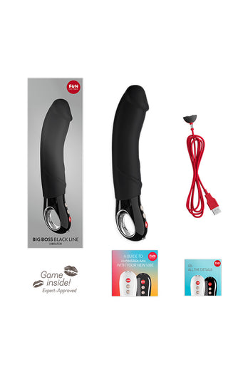 Fun Factory - Big Boss Black Line Vibrator - Black - Stag Shop