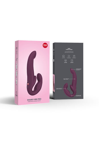 Fun Factory - Share Vibe Pro Vibrating Strapless Strap-On - Various Colors - Stag Shop