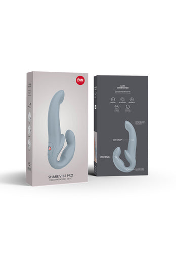 Fun Factory - Share Vibe Pro Vibrating Strapless Strap-On - Various Colors - Stag Shop