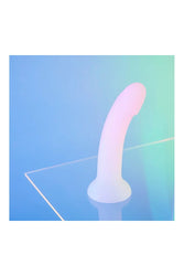 Love to Love - Dildolls - Galactica Glitter Dildo - Blue/White - Stag Shop