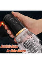 Gawk Gawk 6000 - The Male Rose 2 - Sucking & Vibrating Male Stroker - Black - Stag Shop