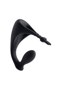 Thumbnail for Gender X - Back It Up Vibrating Plug & Cock Ring with Remote Control - Black - Stag Shop