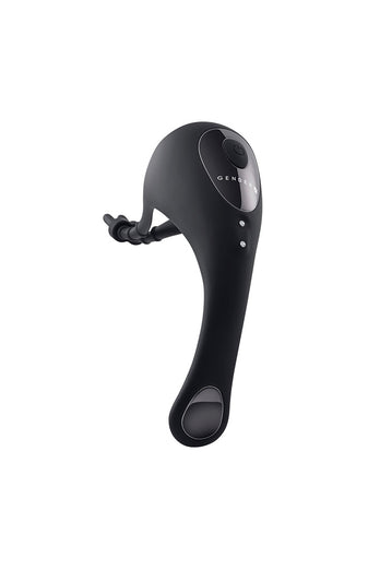 Gender X - Back It Up Vibrating Plug & Cock Ring with Remote Control - Black - Stag Shop