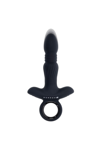 Gender X - Slayer Thrusting & Vibrating Butt Plug - Black - Stag Shop