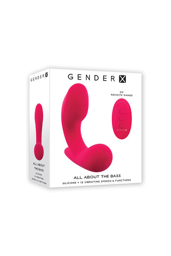 Gender X - All About The Bass Wearable Remote Control Vibrator - Hot Pink - Stag Shop