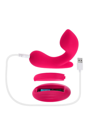Gender X - All About The Bass Wearable Remote Control Vibrator - Hot Pink - Stag Shop