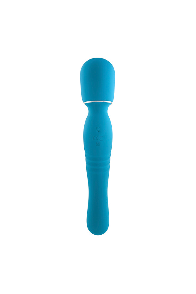 Gender X - Double The Fun Dual End Wand Vibrator - Blue - Stag Shop