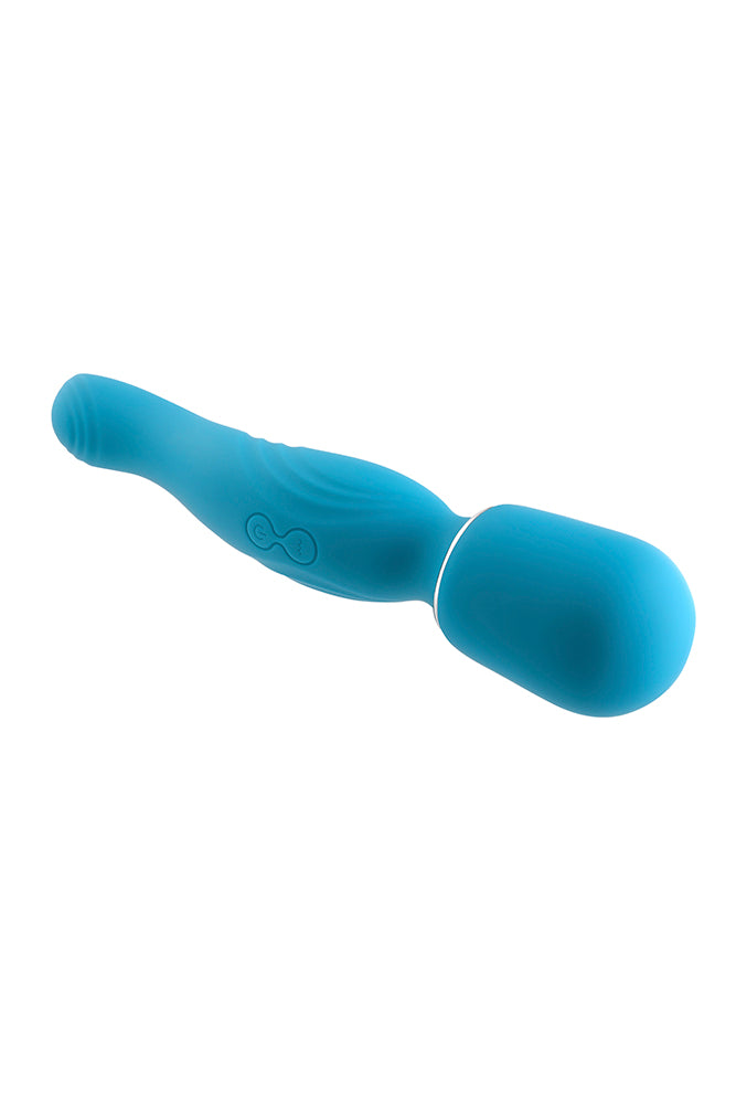 Gender X - Double The Fun Dual End Wand Vibrator - Blue - Stag Shop