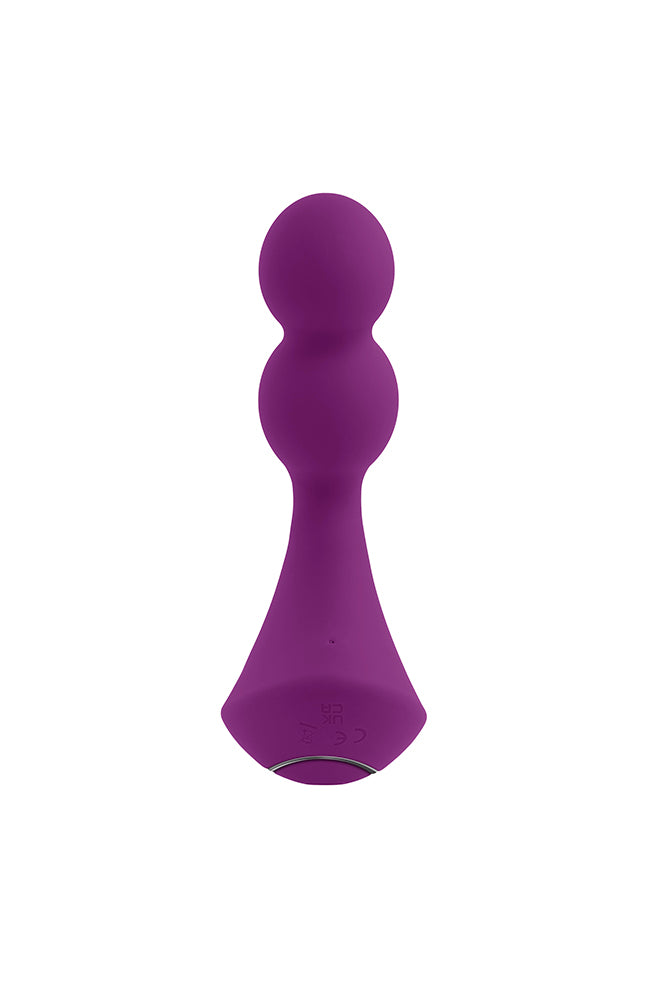 Gender X - Ball Game Vibrating & Rotating Beaded Anal Plug - Purple - Stag Shop